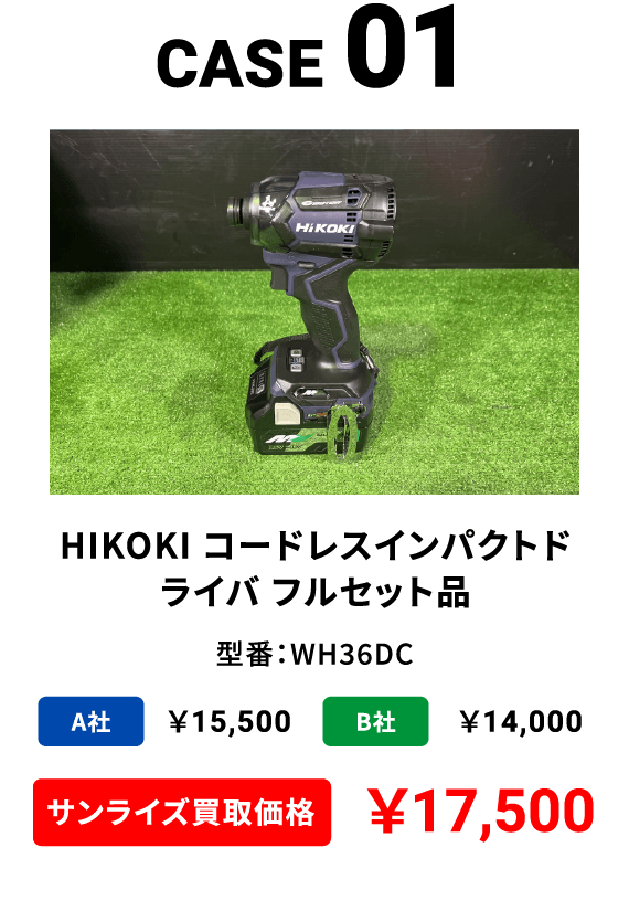 しっかり高額査定